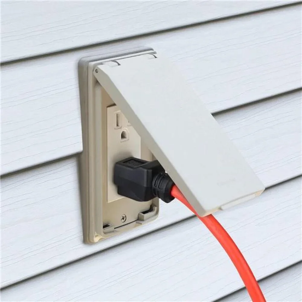 50 ft Outdoor Extension Cord 16/3 SJTW, 3-Prong Grounded Plug, Orange